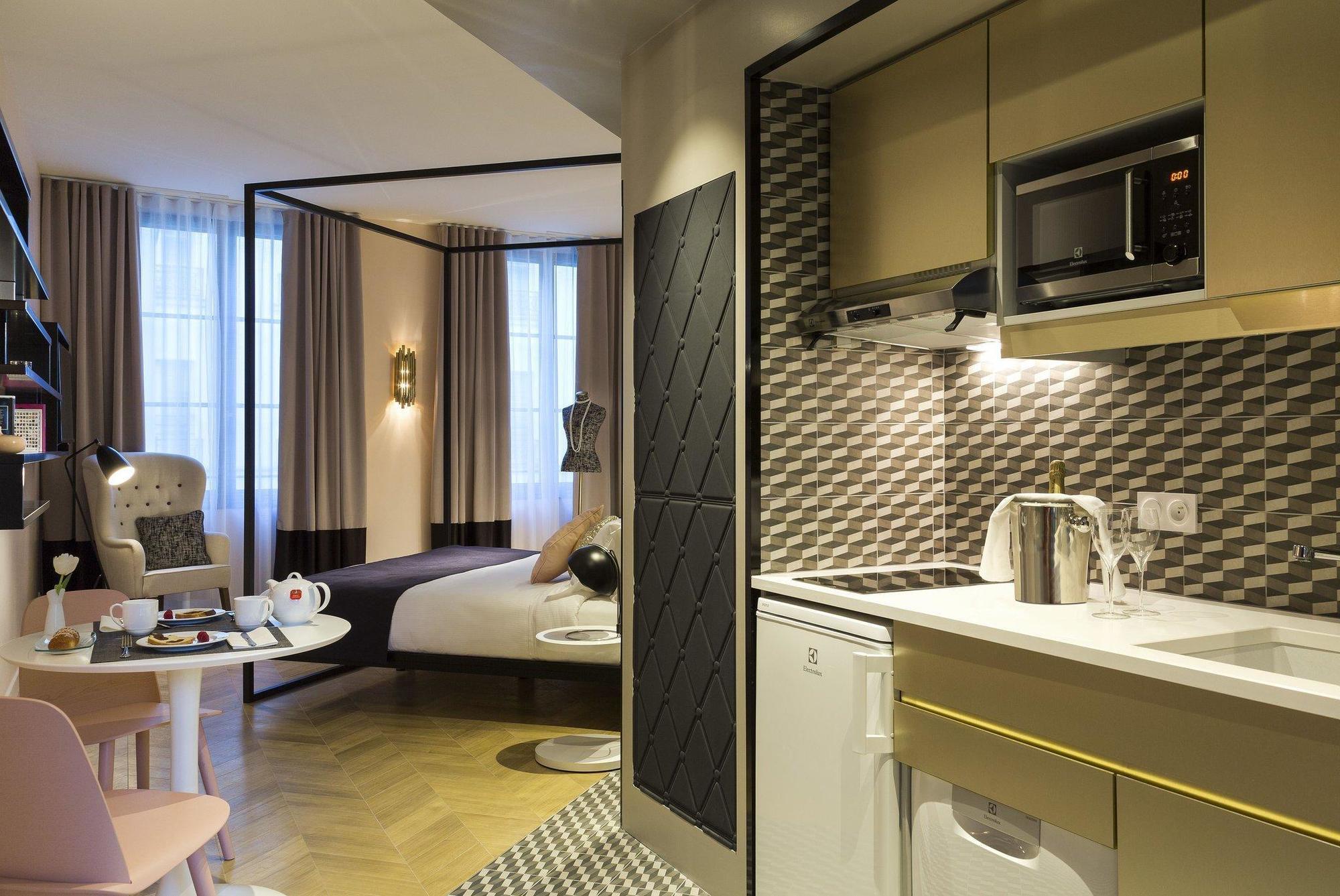 Citadines Opéra Paris Aparthotel Bagian luar foto